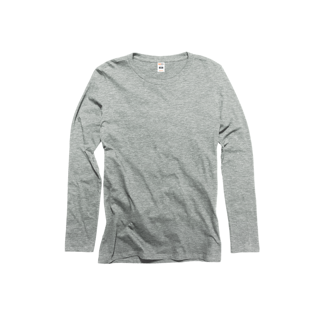 Ladies Premium Cotton Long Sleeve Tee